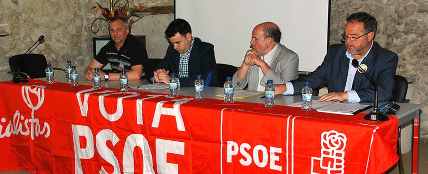 Enrique Guerrero abrió los actos de campaña del PSOE en la villa