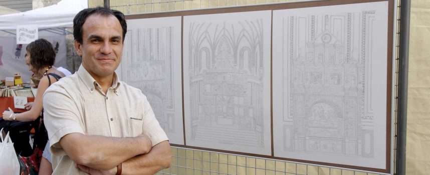 Manuel Ortega permite conocer el interior de la iglesia de San Francisco a través de sus láminas