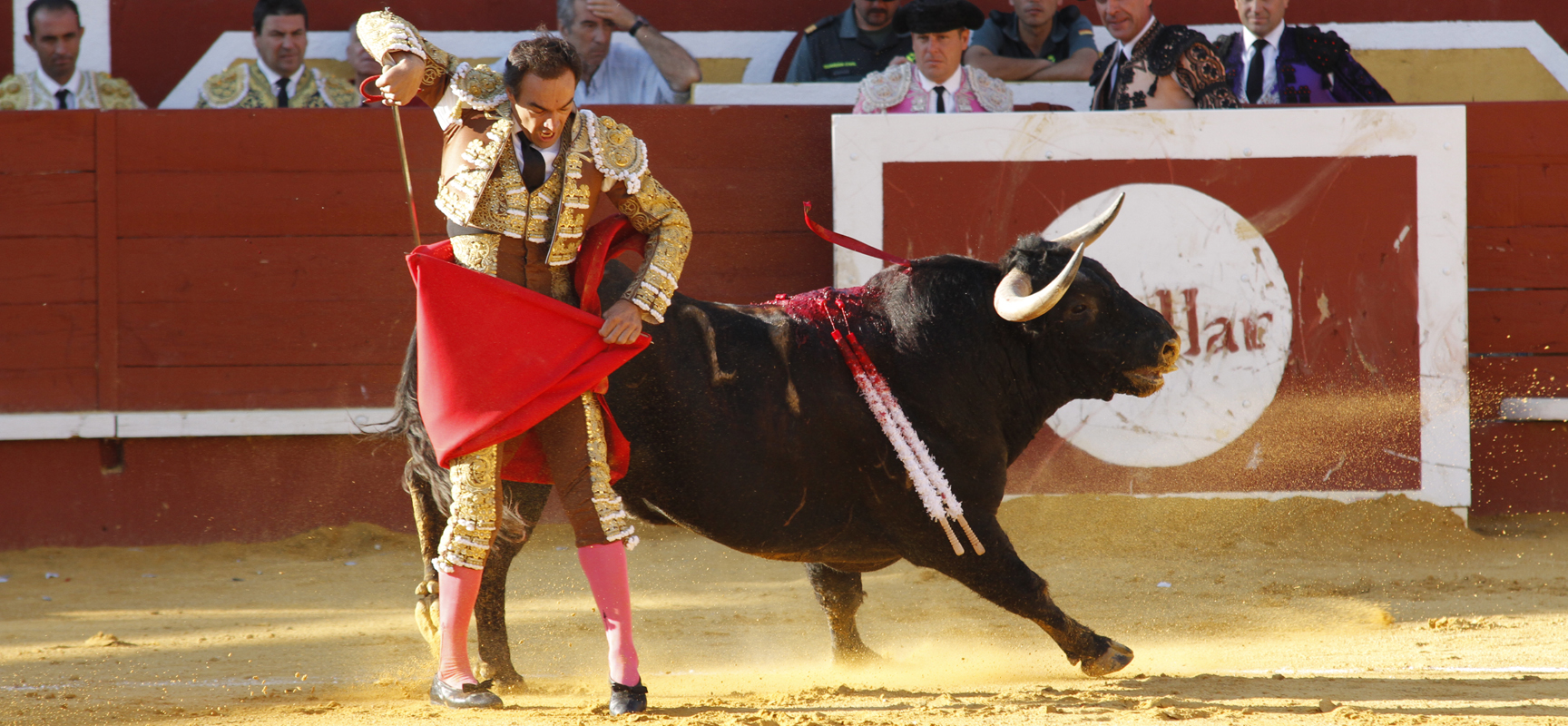 El Cid durante su actuación en la Feria Taurina de 2013. 