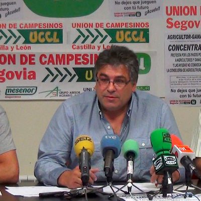 UCCL Segovia convoca mañana una concentración para reclamar las ayudas pendientes a agricultores y ganaderos