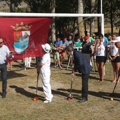 Éxito de la exhibición de Ground-golf celebrada en Sacramenia