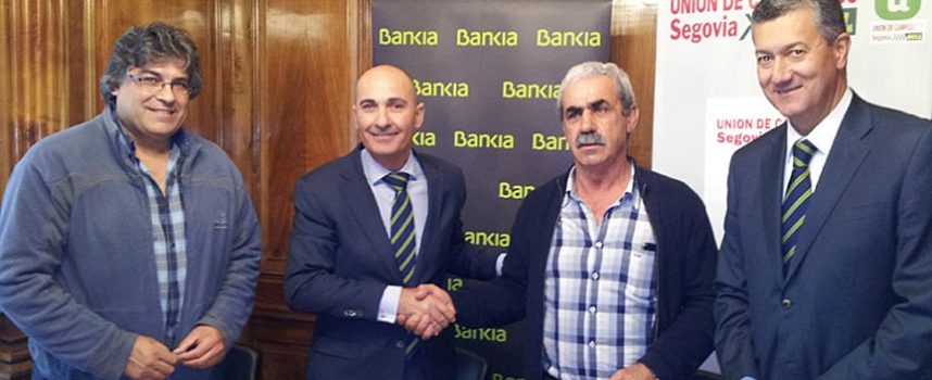 Bankia y la Unión de Campesinos de Segovia firman un acuerdo para impulsar los sectores agrícola y ganadero