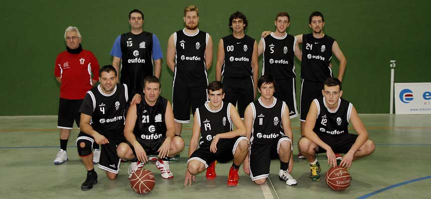 Jugadores del Eufón Baloncesto Cuéllar "B"