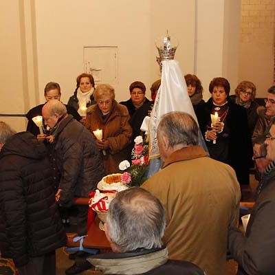 La iglesia de San Andrés acogió las celebraciones de Las Candelas
