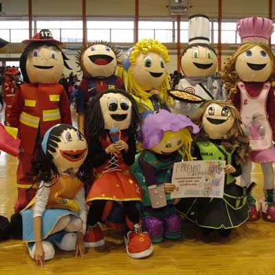 Los Fofuchabajos, ganadores del concurso infantil de disfraces