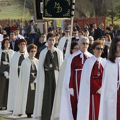 Los actos de Semana Santa se suceden en la comarca cuellarana