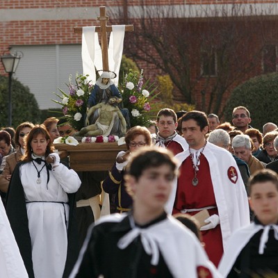 La Virgen de La Compasión abre hoy las procesiones en Cuéllar