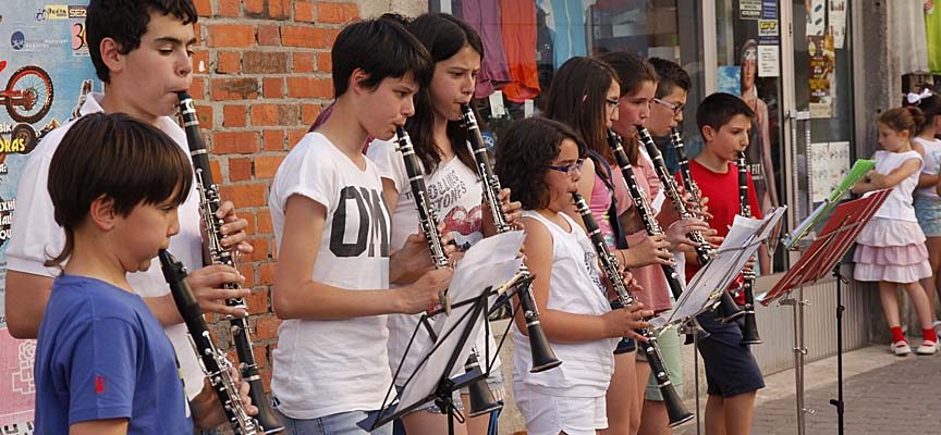 Los alumnos de la Escuela de Música de Cuéllar realizan hoy una audición en Olombrada