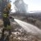 Continúa activo un incendio forestal en Sanchonuño