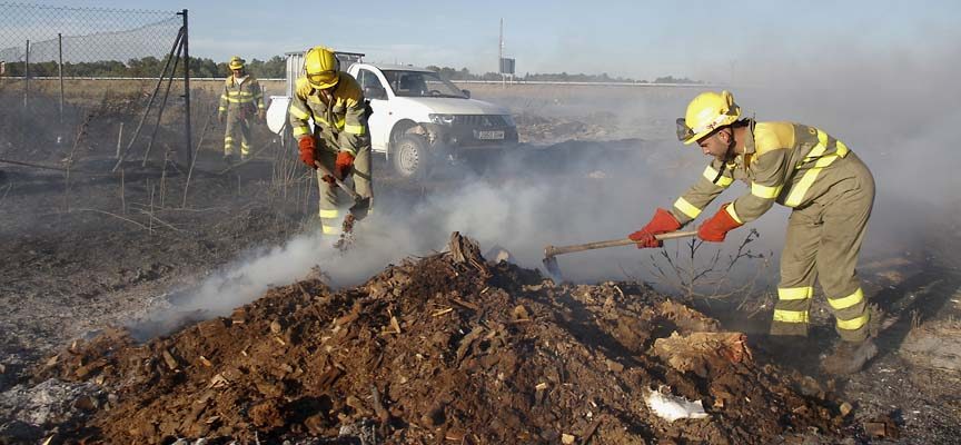La Junta alerta del incremento de riesgo meteorológico de inicio y propagación de incendios forestales hasta el miércoles