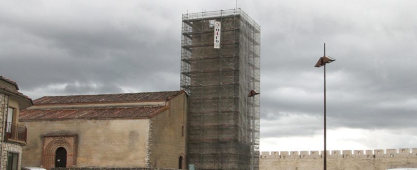 Comienzan los trabajos de restauración de la torre de la Iglesia de San Martín