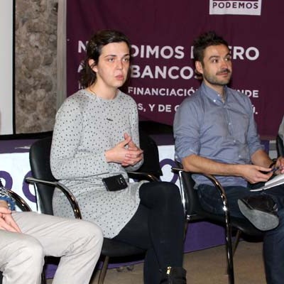 La Caravana de Procuradores de Podemos acercó sus propuestas a Cuéllar