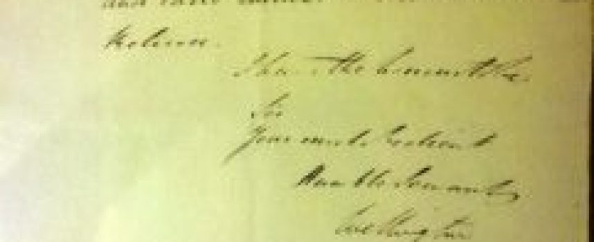 La carta que Lord Wellington escribió desde el Castillo de Cuéllar en 1812
