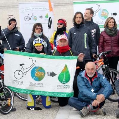 La marcha “Soluciones al cambio climático” parte camino de Valladolid