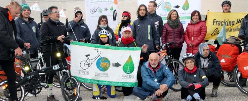 La marcha “Soluciones al cambio climático” parte camino de Valladolid
