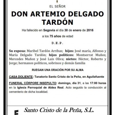 Artemio Delgado Tardón