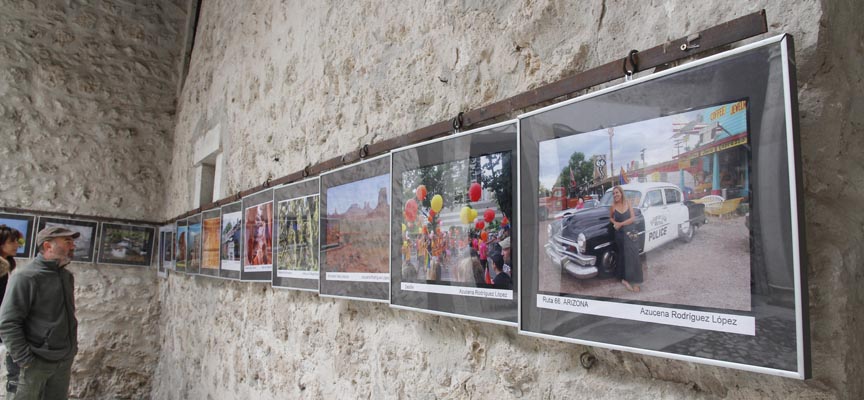 Algunas de las fotografías que pueden verse en la exposición.