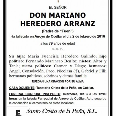Mariano Heredero Arranz