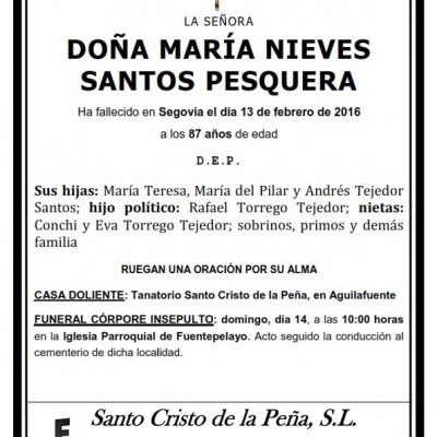 Nieves Santos Pesquera