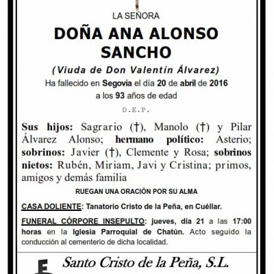 Ana Alonso Sancho