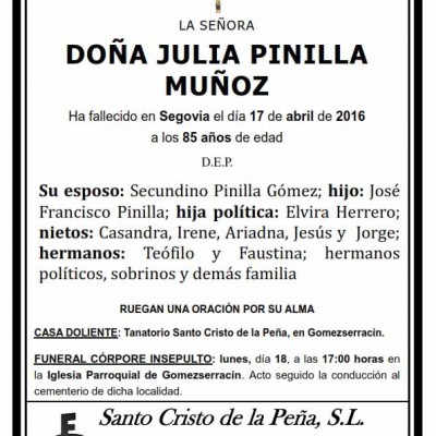 Julia Pinilla Muñoz