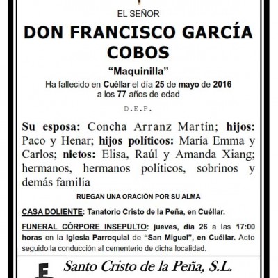 Francisco García Cobos