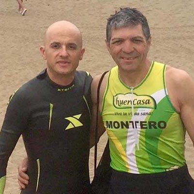 Paulino Montero y Carlos Cabrerizo, dos cuellaranos en el Ironman de Lanzarote