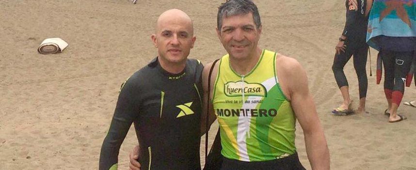 Paulino Montero y Carlos Cabrerizo, dos cuellaranos en el Ironman de Lanzarote