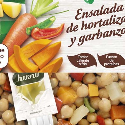Huercasa lanza al mercado ensaladas de legumbres con hortalizas