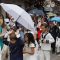 La lluvia deslució la celebración del Corpus Christi en Cuéllar