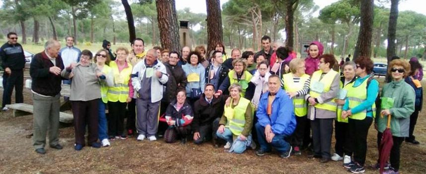 Los usuarios de Fundación Personas participaron en la III Marcha Solidaria de Navas de Oro