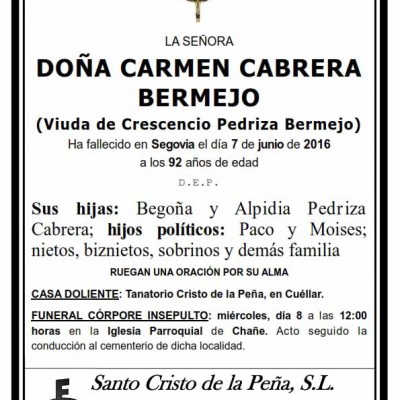Carmen Cabrera Bermejo