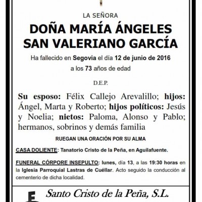 María Ángeles San Valeriano García