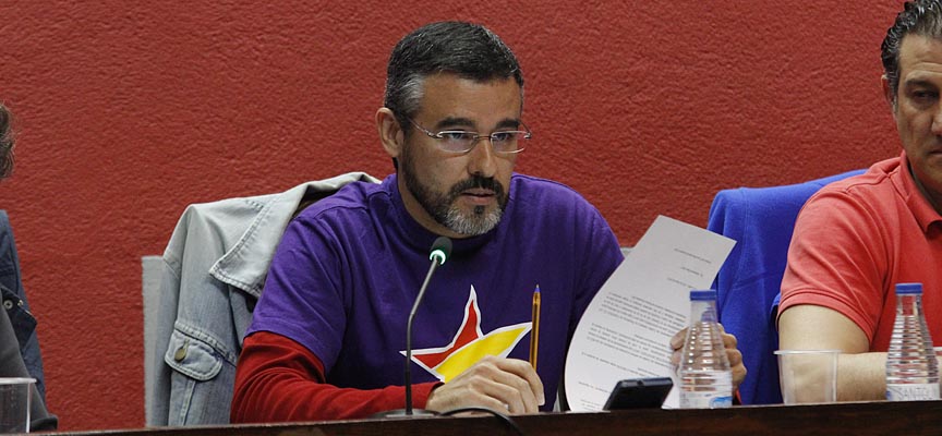 Alberto Castaño, concejal de Izquierda Unida en el Ayuntamiento de Cuéllar