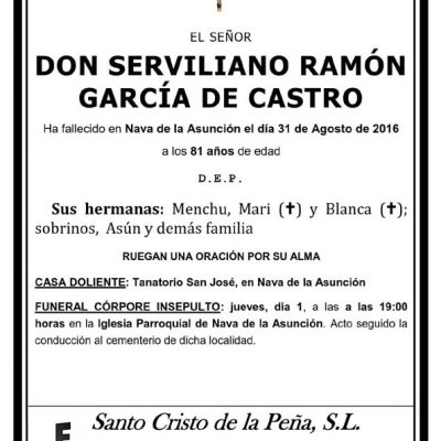 Serviliano Ramón García de Castro