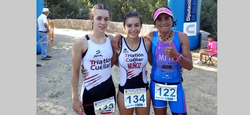 Marina Muñoz ganadora del triatlón cross de Astudillo