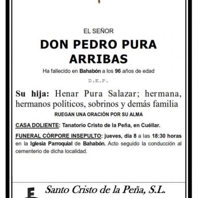 Pedro Pura Arribas