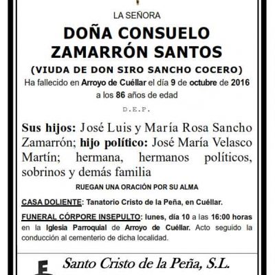 Consuelo Zamarrón Santos