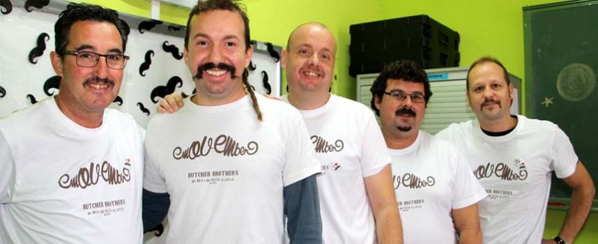 El colegio San Gil cierra hoy un mes “bigotudo” en pro de la salud masculina
