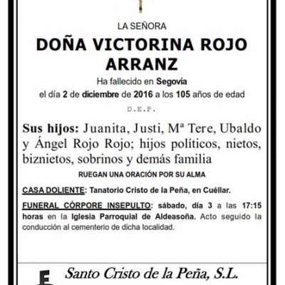 Victorina Rojo Arranz