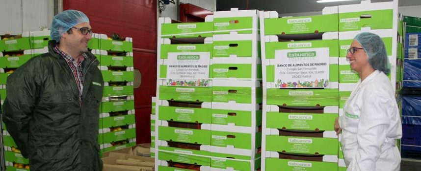Tabuenca dona 23.000 kilos de verduras a la Federación Española de Bancos de Alimentos