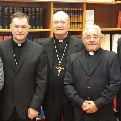La Fundación Las Edades del Hombre invita al Consejo Pontificio de Cultura de El Vaticano a visitar `Reconciliare´ en Cuéllar