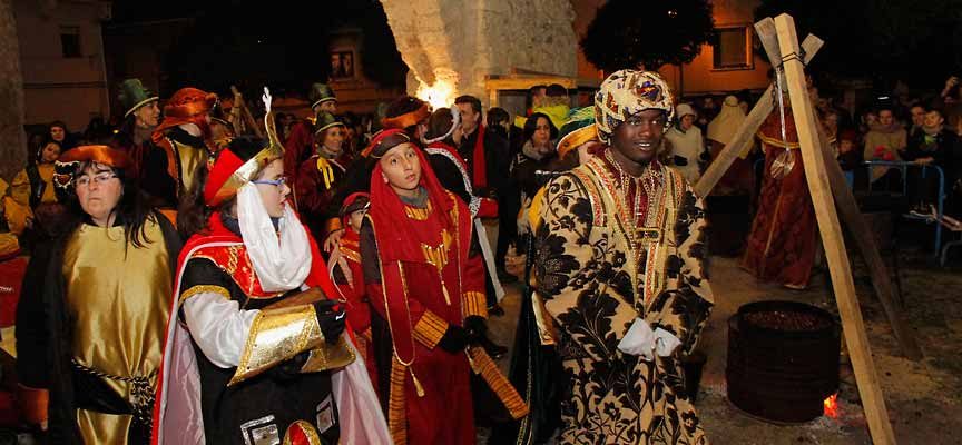 Los carteros de Cantalejo participan en la Cabalgata de Reyes
