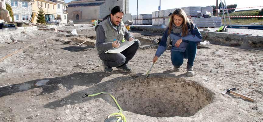 Patrimonio aprueba la memoria final de la excavación arqueológica en la calle Palacio de Cuéllar