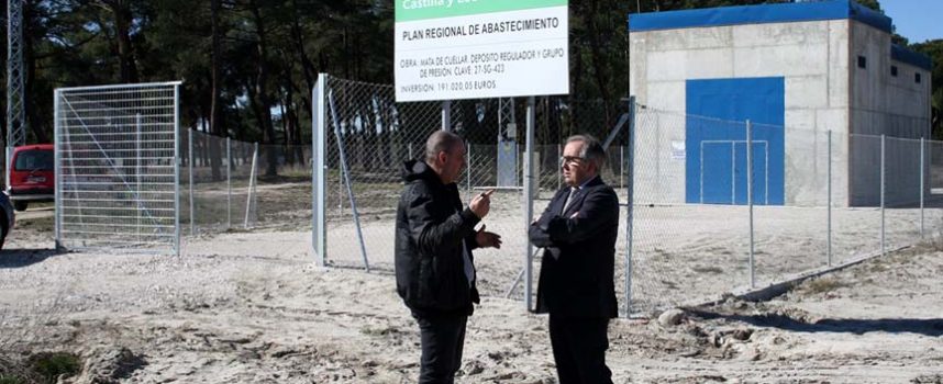 La Junta de Castilla y León mejora el abastecimiento de agua de Mata de Cuéllar con un nuevo depósito regulador