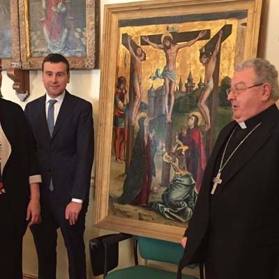 Un óleo de Pedro Berruguete entre las seis piezas que la diócesis de Palencia aportará a `Reconciliare´