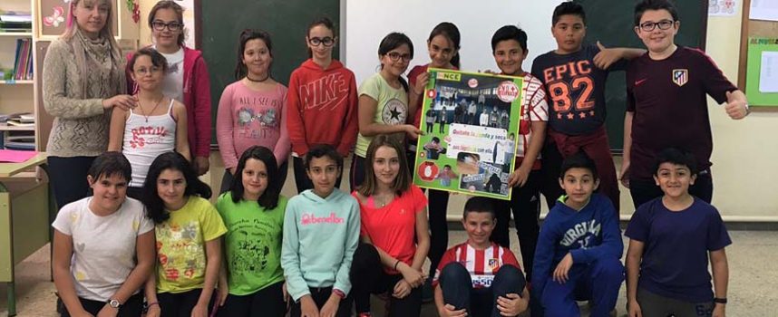 Los alumnos de 5º del colegio San Gil ganadores de la fase provincial del concurso escolar de la ONCE