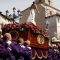 La procesión de El Encuentro pone el broche de oro a la Semana Santa cuellarana