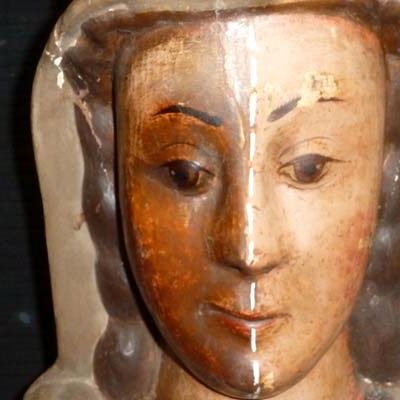 La virgen del Rosario lucirá su mejor aspecto tras los trabajos de restauración