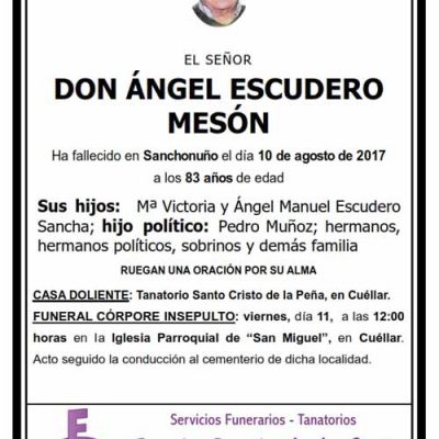 Ángel Escudero Mesón